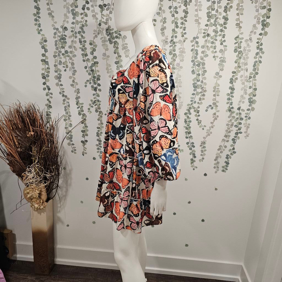 Show Me Your MuMu Mandi Mini Dress Sz M in Baileys Butterflies - Picture 6 of 13